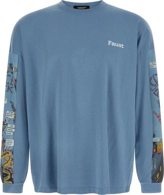 Undercover Heren, Tops, Blauw, Maat: L Katoen