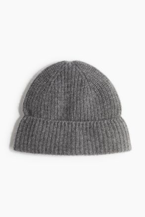 H&M Gerippte Kaschmirm&uuml;tze - Grau
