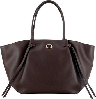 Guess Allegra Girlfriend Tote - Dames - Shoppers - Zwart - ONE Size - Leer - Tassen