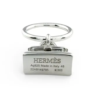 Herm&egrave;s Silver Silver 925 Band Ring (Pre-Owned)