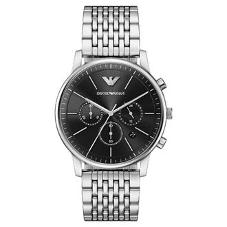 Emporio Armani Minimalist Black Dial Mens Watch AR11772