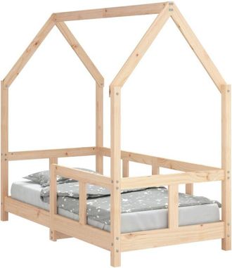 vidaXL Kids Bed Frame 70x140 cm Solid Wood Pine Vidaxl