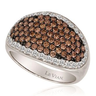 Le Vian Ladies Band Rings set in 14K Vanilla Gold