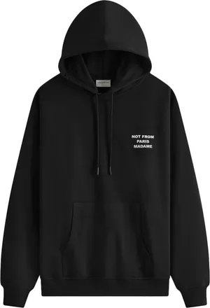 Dr&ocirc;le de Monsieur Not From Paris Madame Black Hoodie