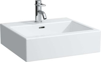 Laufen Laufen - Living City Lavabo, 3 Agujeros Para Grifo, Con Rebosadero