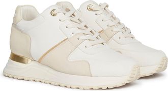 Mallet Footwear Womens Almorah Trainers in White Leather - Size UK 8