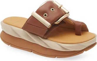 4CCCCees Mellow Glow Platform Sandal in Brown/brown at Nordstrom, Size 36