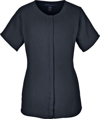 Devon & Jones Womens Perfect Fit Crepe Blouse