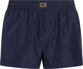Dolce & Gabbana Heren zwembroek in moderne stijl - Heren - Strandmode - Blauw - M - Badmode