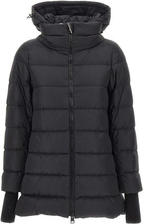 Herno A-Shape Chamonix Donsjas - Dames - Gewatteerde jassen - Zwart - M - Nylon - Jassen