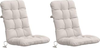 vidaXL Cojines Para Sillas De Respaldo Alto En 2 Piezas Vianen 2 Pcs Vidaxl