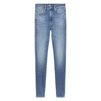 Tommy Jeans Dames, Jeans, Blauw, Maat: W28 Katoen