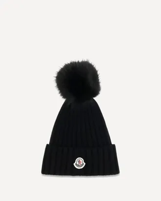 Moncler Wool Hat with pon pon Female UNI