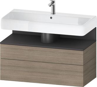 Duravit Qatego Mueble Bajo Lavabo, 1 Extra&iacute;ble Y 1 Caj&oacute;n, - Duravit