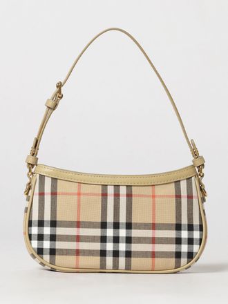Burberry Kids Check Cotton Shoulder Bag with EKD Logo