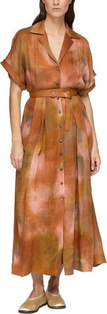 Lafayette 148 New York Notch Lapel Shirtdress