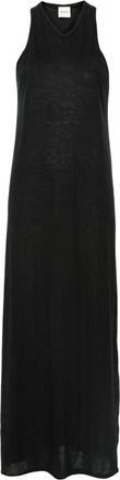 Khaite Vernetta dress - women - Polyamide/Cotton - S - Black