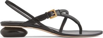 Neil J. Rodgers Eddie Sandal in Black Nappa at Nordstrom, Size 40.5