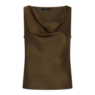 Bruuns Bazaar KorthalsiaBBCowl top - Dames - Tops - Bruin - Maat: 2XL Denim