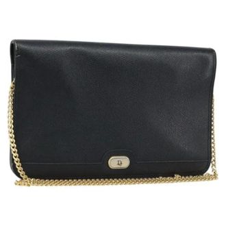 Dior Pre-owned Vintage Schoudertas - Dames - Pre-owned - Zwart - Maat: ONE Size Leer