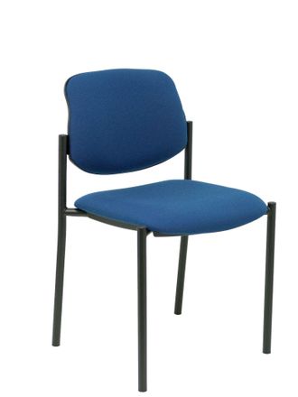 Piqueras y Crespo Piqueras Y Crespo - Sedia Fissa Villalgordo Bali Blu Navy Telaio Nero