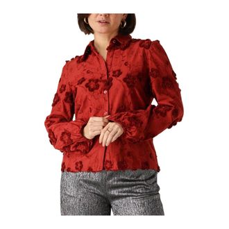 Ydence Ydence, Dames, Blouses & Shirts, Rood, Maat: XS