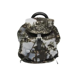 Prada Pre-owned Backpacks, unisex, Multicolor, Size: ONE SIZE Pre-owned Camouflage Backpack