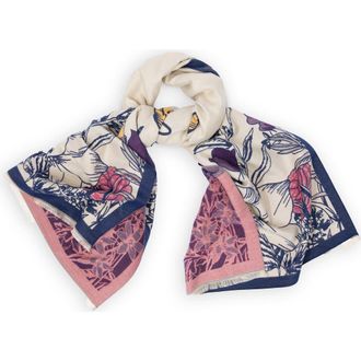 Saachi Floral Reversible Scarf in Multi at Nordstrom Rack
