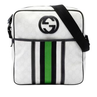 Gucci Pre-owned Canvas Crossbody Bag - Dames - Pre-owned - Wit - Maat: ONE Size
