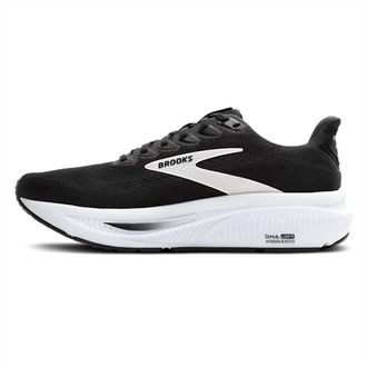 Brooks Womens Ghost 17 Sneaker In Black/grey/white