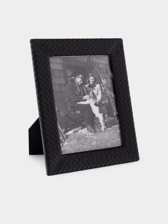 Riviere Woven Leather Photo Frame (7x9)