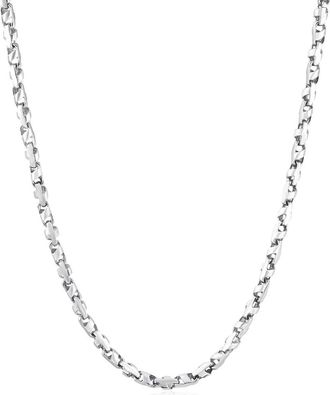 Pompeii3 Mens (59g) Solid 14K Yellow Gold 5mm Flexible Link 22 Necklace