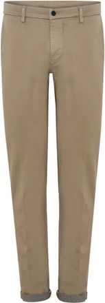 Mason's Slim-fit Broek - Heren - Chinos - Beige - XL - Leer - Broeken