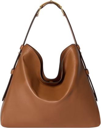 Gucci Beatrix Brown Smooth Leather Shoulder Bag
