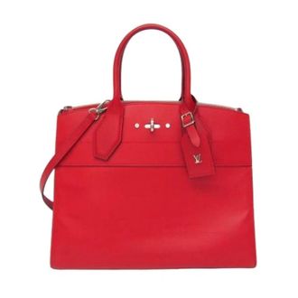 Louis Vuitton Pre-owned City Steamer PM M51028 - Dames - Vintage Handtas - Rood - ONE Size - Leer - Vintage