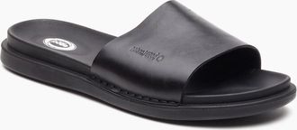 base Mens Base London Albany Leather Mens Black Slides - Size: 12