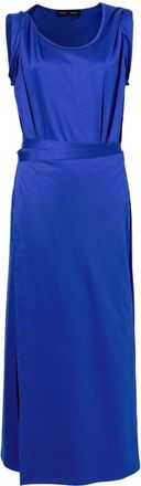 Proenza Schouler scoop neck organic cotton dress - women - Organic Cotton - M - Blue
