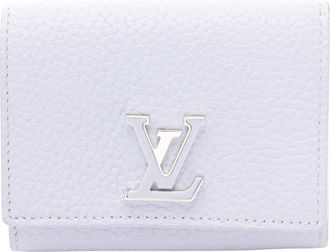 Louis Vuitton Blue Leather Wallet (Bi-Fold) (Pre-Owned)