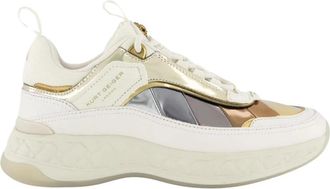 Kurt Geiger Kensington Sneaker - Dames - Sneakers - Beige - 38 EU - Leer - Schoenen