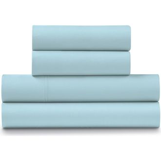 Ella Jayne Home 500 Thread Count Cotton Sateen 4-Piece Sheet Set in Ocean at Nordstrom Rack, Size Queen