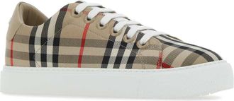 Burberry Womens Embroidered Canvas Sneakers A7026