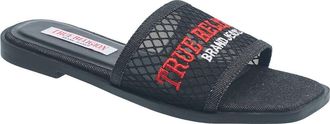 True Religion Brat Mesh Slip on Sandal in Black at Nordstrom, Size 10