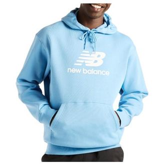 New Balance Sport Essentials Fleece Logo Hoodie Hoodie f&uuml;r Herren | blau