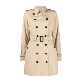 Save The Duck Trench Coats, female, Beige, Size: M Audrey Trench Coat