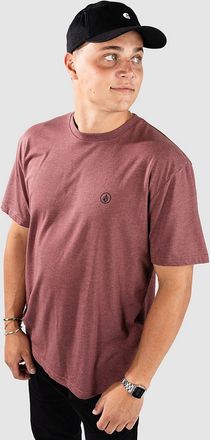 Volcom Circle Blanks Hth Camiseta rojo