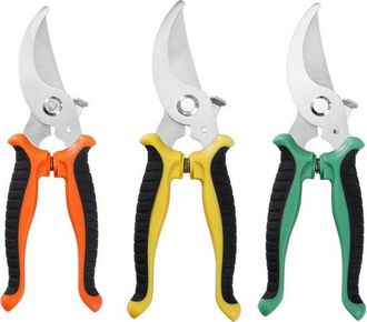 OEM Juego De 3 Tijeras De Podar, Tijeras Profesionales Para Flores Y Ramas, Afiladas, Duraderas, Ramas Y Flores Sin Esfuerzo