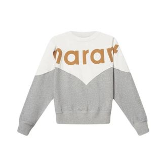 Isabel Marant Houston Sweatshirt - Dames - Sweatshirts - Wit - M - Katoen - Hoodies & sweatvesten