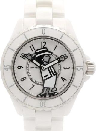 Chanel Pre-owned Vintage Horloge - Heren - Vintage Horloges - Wit - ONE Size - Vintage