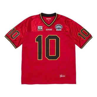 SUPREME SS26 Find God Football Jersey Red SUP-SS26-011-RED