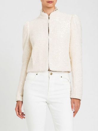 Twinset Giacca in boucl&egrave; con paillettes